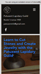 Mobile Screenshot of patuxentlapidary.org