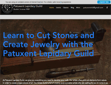 Tablet Screenshot of patuxentlapidary.org